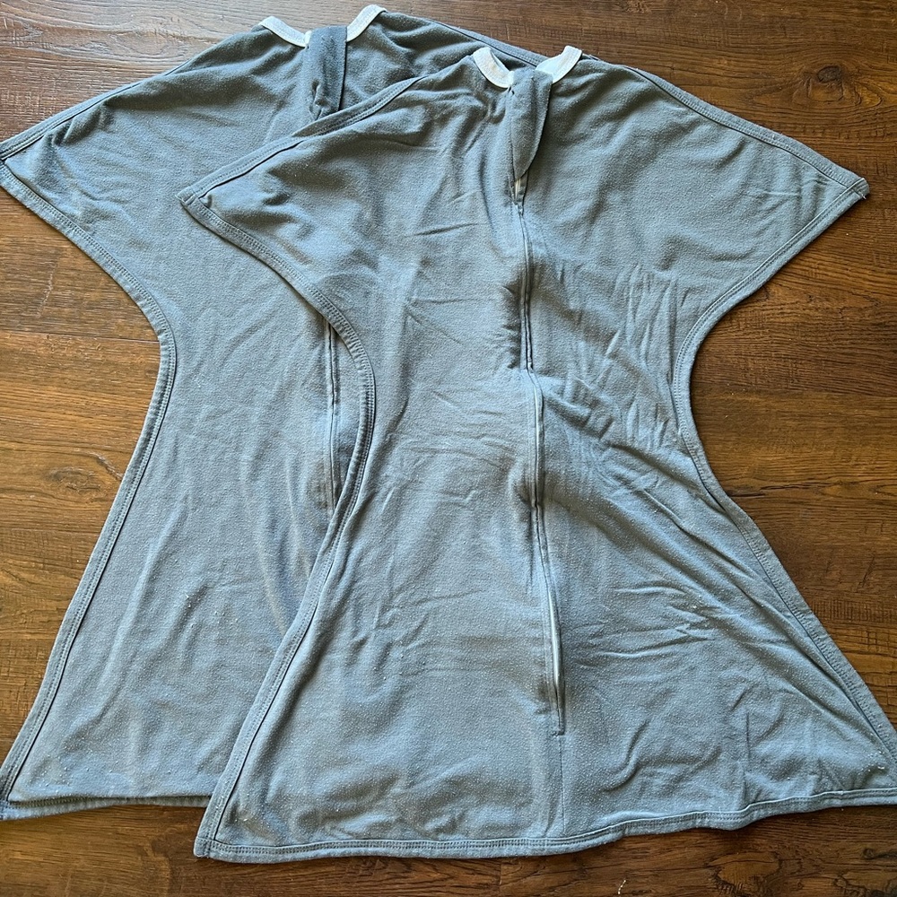 Two Zipadee Zip sleep sacks, size SM